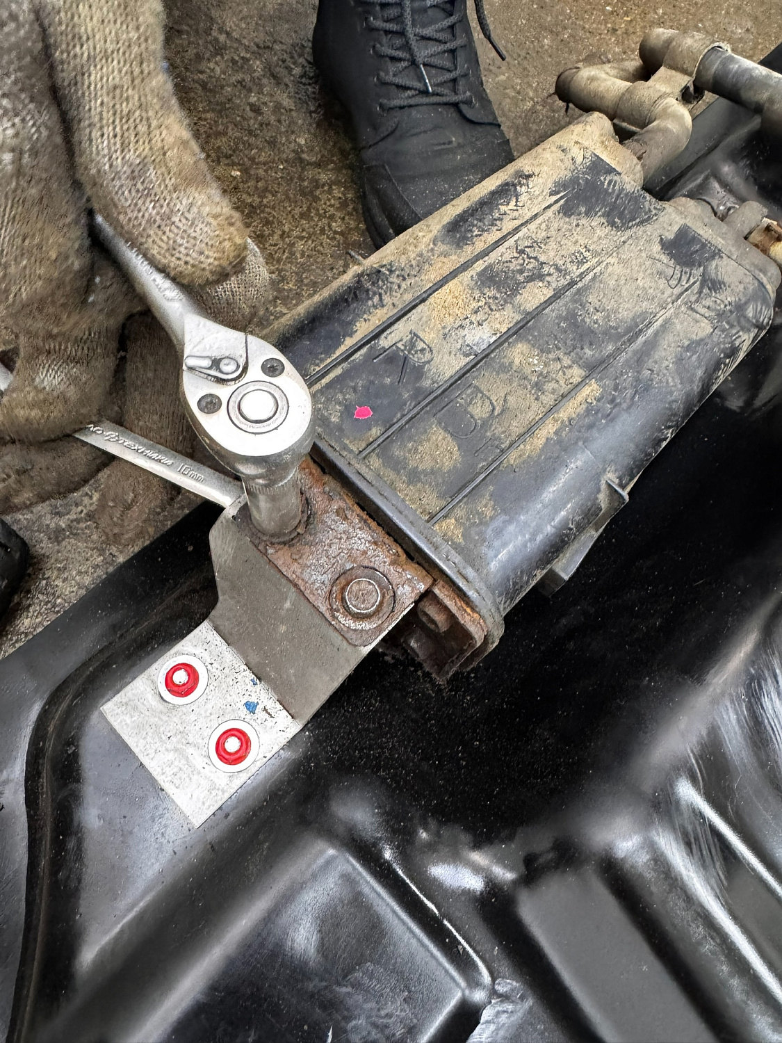 Топливный бак Kia Rio 3 пластик 2011-2017 г.в. (bolt-on)