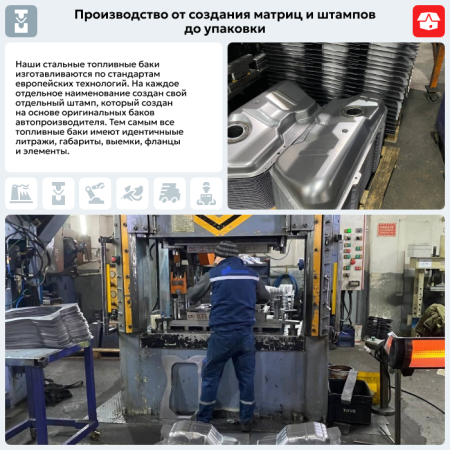 Топливный бак Fiat Kartal (антикоррозия)