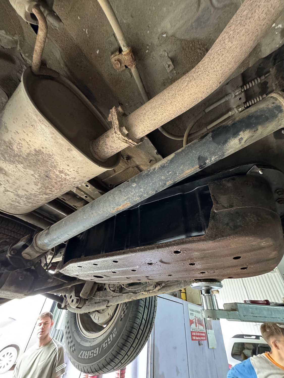 Топливный бак Митсубиси Паджеро Спорт 3, усиленный пластик (bolt-on)